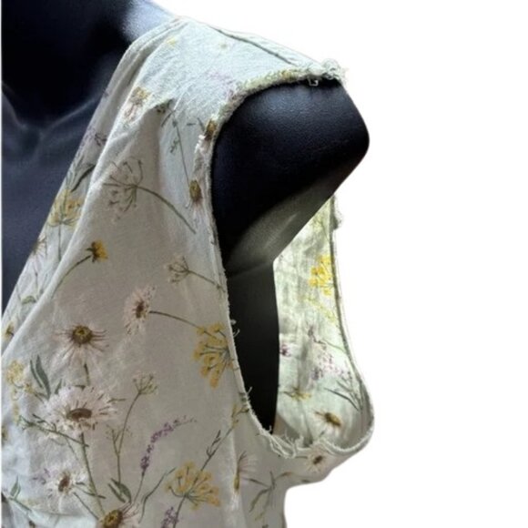 H&M brown floral knot and cutout mini dress size US M - Picture 5 of 11